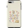 School Nurse Care Custodia per iPhone 7 Plus/8 Plus Carino Scuola Infermiera Torna a Scuola U