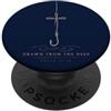 Grace And Glory Studio Christian Fishing Faith Salmo 18:16 Disegnato dal Profondo PopSockets PopGrip Adesivo