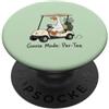 Par Tee Goose Club Goose Mode Par Tee Divertente Golf Cart Birdie Bogey Umorismo PopSockets PopGrip Adesivo