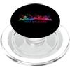 Watercolor City Art Skyline Designs nuovo, orleanian, orizzonte, colorito, cityscape, new orleans PopSockets PopGrip per MagSafe