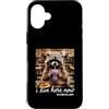 Raccoon Lunch Lady Club Custodia per iPhone 16 Plus I Live Here Now Taro Milk Tea Pranzo Lady Raccoon Meme