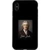 John Locke Portrait Custodia per iPhone XS Max John Locke Liberalismo Filosofo Libertà