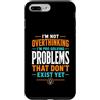 Overthinkers Logic Club Custodia per iPhone 7 Plus/8 Plus Divertente Pre Solving Problemi Pensare Overthinking Humor Solver Citazione