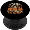 Apple Picking Season Fall Harvest Autumn Sidro di mele Zucca Hayrides Stagione di raccolta delle mele Autunno PopSockets PopGrip Adesivo
