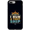 Nautical Captain Graphic Studio Custodia per iPhone 7 Plus/8 Plus Gestisco una nave stretta Capitan Anchor Appassionati di vela oceanica
