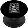 Funny Halloween Nurse Apparel & Gifts Scheletro gotico infermiera vintage tarocchi carta Halloween PopSockets PopGrip Adesivo