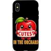 Apple Picking Season Fall Harvest Autumn Custodia per iPhone X/XS Il più carino nel frutteto ama la raccolta di mele per bambini