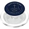 Grace And Glory Studio Fede cristiana della pesca Salmo 18 16 Fede costiera PopSockets PopGrip per MagSafe