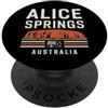 City Travel Australia Alice Springs Adve Iconica avventura di viaggio in città di Alice Springs in Australia PopSockets PopGrip Adesivo