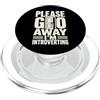 Funny Introvert designs Scherzo introverso verso il tempo tranquillo Homebody PopSockets PopGrip per MagSafe