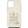 School Nurse Care Custodia per iPhone 12/12 Pro Carino Scuola Infermiera Torna a Scuola U