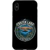 Crater Lake National Park Oregon Souveni Custodia per iPhone XS Max Spilla vintage dell'isola dei maghi del Parco Nazionale del Lago dei Crateri dell'Oregon