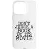 Miftees Book Lover Tees Custodia per iPhone 15 Pro Max Non giudicare un libro dal suo film
