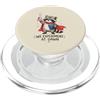 Curious Science Crew Sperimentiamo all'alba divertente insegnante di scienze procione PopSockets PopGrip per MagSafe