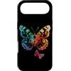 ROOTED WILD SOUL painted rainbow animal Custodia per iPhone Air Simpatici disegni colorati di farfalle Silouhette farfalle