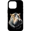 Ippopotami divertenti per gli amanti deg Custodia per iPhone 16 Pro Ippopotamo Hippo Hippopotamus Ippopotamo Cute Hippos