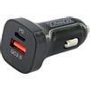 SCHWAIGER LADC1238 - Caricabatteria da auto USB C & A, adattatore di ricarica per accendisigari, 12 V, 24 V, per camion, auto, compatto
