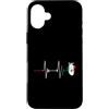 Mexico Flag Heartbeat Gifts Custodia per iPhone 16 Plus Bandiera messicana del Messico Heartbeat Pride Design