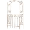Rayher 46063102 - Arco per tralicci con porte, 8 x 15 x 3,7 cm, 1 pezzo, bianco