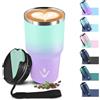 KollyKolla Tazza Termica 600ml 20oz, Termos Caffè con Doble Pared Reutilizable, Borraccia Termica in Acciaio Inox, sin BPA, Tazza da Viaggio per Caffe, Bicchiere Termico para Viajes, Oficina, Deporte, Escuela
