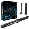 REVAMP Progloss Multiform Arricciacapelli 3 in 1 - Onde e Ricci, Nero | Ferro Arricciacapelli, 3 Cilindri Interscambiabili, Ceramica, Oli Liscianti, 120-210 °C, Multifunzione, Curl & Waves
