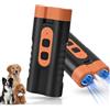 SIXNEA Dispositivo anti-abbaio per cani, 2 in 1, dispositivo USB ad ultrasuoni per cani, deterrente per l'abbaio del cane, con display HD e torcia a LED, per cani di taglia piccola, media e grande