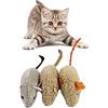 Generic 3pcs Pet Cat resistente al Morso in Peluche Imitazione Mouse Accessori di Gioco Giocattolo Elegante e PopolareDesign Durevole
