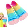 Generico Fins da nuoto per bambini, pinne per bambini Pinne sportive Flippers da | Accessorio professionale di allenamento per il nuoto multiuso per piscine, spiagge, laghi al