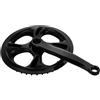 WRITWAA Guarnitura per Bicicletta Singola 42 Denti in Acciaio al Carbonio Nero Doppia Copertura Catena per Mountain Bike e Bici da Strada per Ciclismo Efficiente e Scorrevole