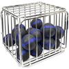 Crown Sporting Goods Telaio in Metallo Sport Ball Cage, Pieghevole e Portatile by, Large - 36 x 32 x 31