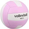 ifundom Pallone da Pallavolo da Spiaggia in Pvc Antiscivolo | Texture Zigrinata, Leggero e Facile da Maneggiare, per Partite e Scuola
