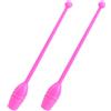 MAGICLULU Calisthenics Pole, Bastoni Ginnastica Ritmica Rosa in Plastico per Ginnastica Artistica e Danza, Accessorio per Bambine