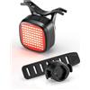 ROCKBROS Luce Posteriore Bici con Sensore Frenata, Fanale Posteriore ON/off Automatico, Impermeabile IPX6, Ricaricabile USB Batteria 600 mAh, Lunga Autonomia 50h, 12 modalità Illuminazione