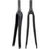 NIKANXIA Forcella Rigida Carbonio 700C 1-1/8 Dritta 1-1/2 conica Freno C 9x100mm(F,Straight)