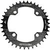 DUANSIYU Corone per Bicicletta 104BCD Rotondo Stretto Largo Corona MTB Mountain Bike Bicicletta 32T 34T 36T 38T Guarnitura Piastra Dente Parti 104 BCD(38T,Black 104BCD Round)
