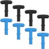 GATHINESS 4 Pezzi Manico a Forma di T per Pagaia da Kayak, Impugnatura Ergonomica Antiscivolo in Plastica Pe, Adatta per Pagaie Diametro Interno 23mm, per Sport Acquatici