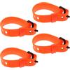 Amosfun 4 Pezzi Cinghia Regolabile per Attacchi Snowboard 30cm in Tpu