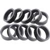 JIASHUNHE Distanziali Bici Manubrio 10 Pezzi 10mm Bici da Strada 3K Cuffie in Fibra di Carbonio Completa rondella Attacco Manubrio Bicicletta Montagna distanziatori in MTB Parti della