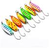 Generico Kit cucchiaini ondulanti pesca trota Spoon 7 Pezzi 3,5 gr amo singolo | Set da 7 cucchiaini, 3,5 grammi, Multicolore, Amo singolo incluso, Pesca alla trota
