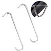 POPETPOP 2 ganci per catena della bicicletta, supporto per catena della bicicletta, strumento per catena della bicicletta, accessorio per rivettatore e pinza per lucchetto, strumento di riparazione di