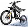 SLDBK E6 ULTRA Bici Elettrica per Adulti, Batteria Rimovibile 60V 30Ah, Lunga Autonomia fino a 75 Miglia, Coppia Elevata, Pneumatici Fuoristrada 19, Sospensioni, Freni Idraulici, Display LCD e NFC