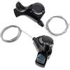 Remingtape Indicatore di marcia, interruttore per bicicletta, 21 , leva del freno TX30-7, 3 x 7, interruttore a pollice