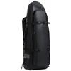 FytStycale Zaino Porta Subacquee Borsa Trasporto Custodia Attrezzatura Spallacci Imbottiti Struttura Rigida in Pelle PU Durevole Adatta per Immersioni Pesca, Nero, Nero, 80 Litri