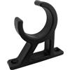 Generic Morsetti per tubi rinforzati in nylon nero per barche yacht porta canne da pesca parte per accessori per barche gancio scala impermeabile clip accessorio