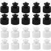 HEMOTON 20 Pezzi Tappo Borraccia Push Pull 24mm in Plastica, Riutilizzabile