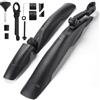 Generico 2 Pezzi parafango for Bicicletta Anteriore Posteriore for for Ruota MTB for for Accessori di Protezione for