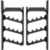 Gatuida 2 Pezzi Wall Mounted Bow Rack, Supporto a Parete per Arco e Frecce, Pla Nero, Display Multifunzione, Supporto Stabile, per Stoccaggio Interno in Casa e Sala Allenamento