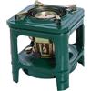 Generisch Fornello a petrolio da campeggio, da picnic, portatile, per avventure all'aria aperta, potente fonte di calore, attrezzatura ideale per escursioni, trekking e (verde, 20 x 20 cm)