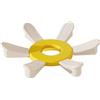 Baoblaze Supporto Palla Base Porta Palla Fitness Stand Sostegno Stabilizzatore Design per Mantenere il Centro Adatto per Routine, Array, Giallo-Bianco, style to 2