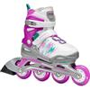 Rollerblade Bladerunner by Rollerblade Phoenix Pattini in linea regolabili, bianco e rosa, per bambini, prestazioni convenienti